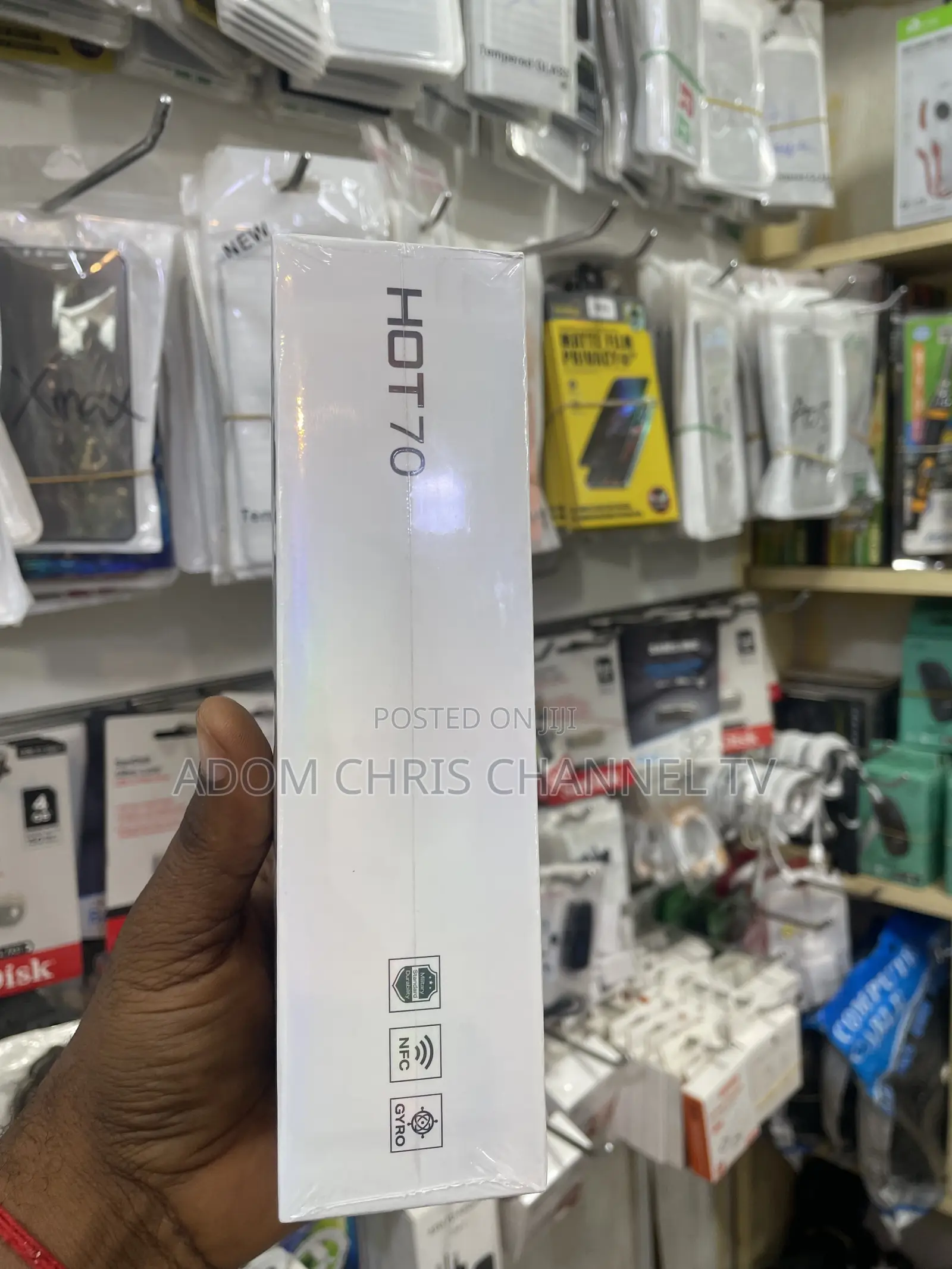 New Infinix Hot 70 128 GB Black