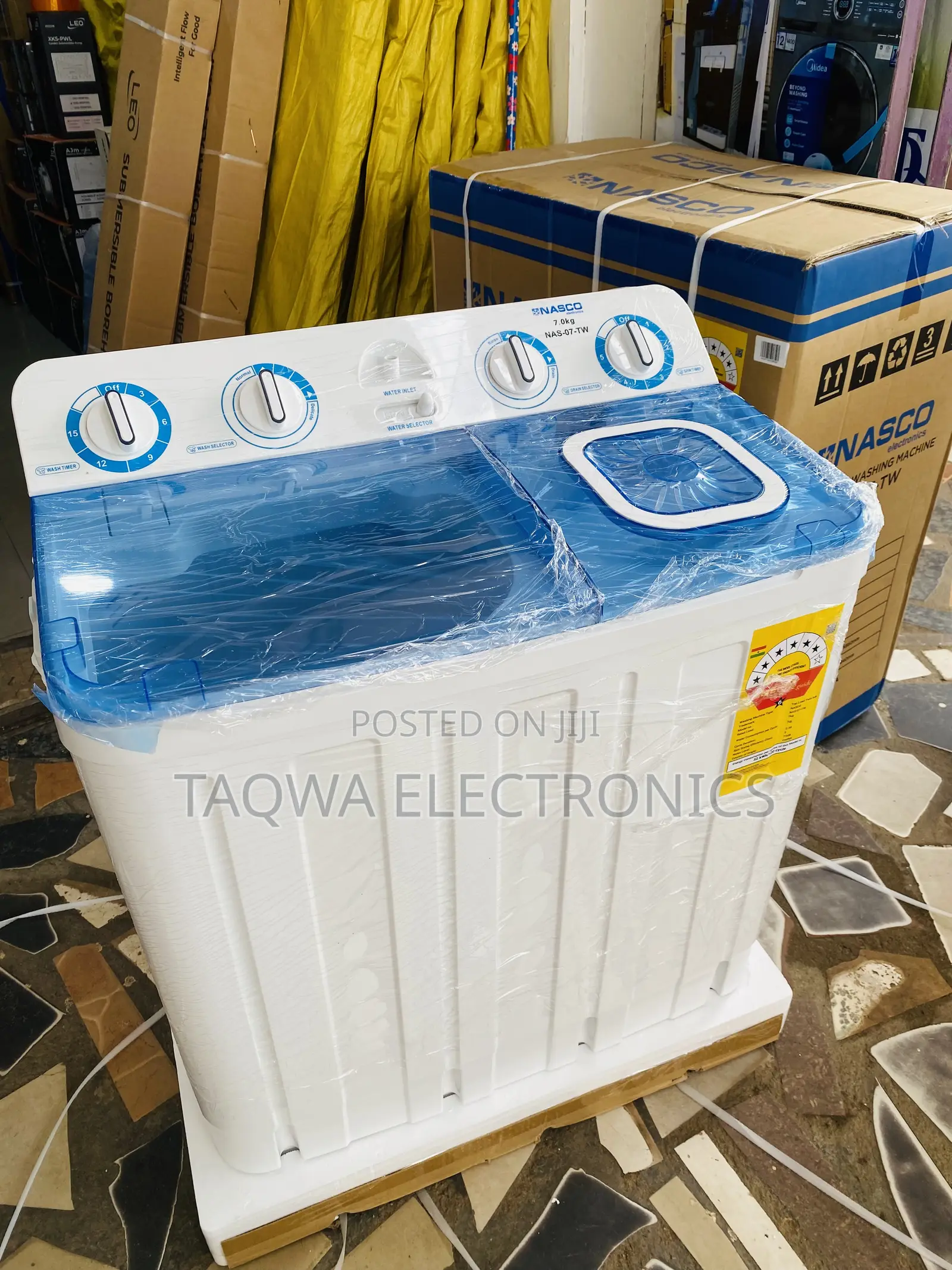 Nasco 7kg Top Load Semi Automatic Washing Machine