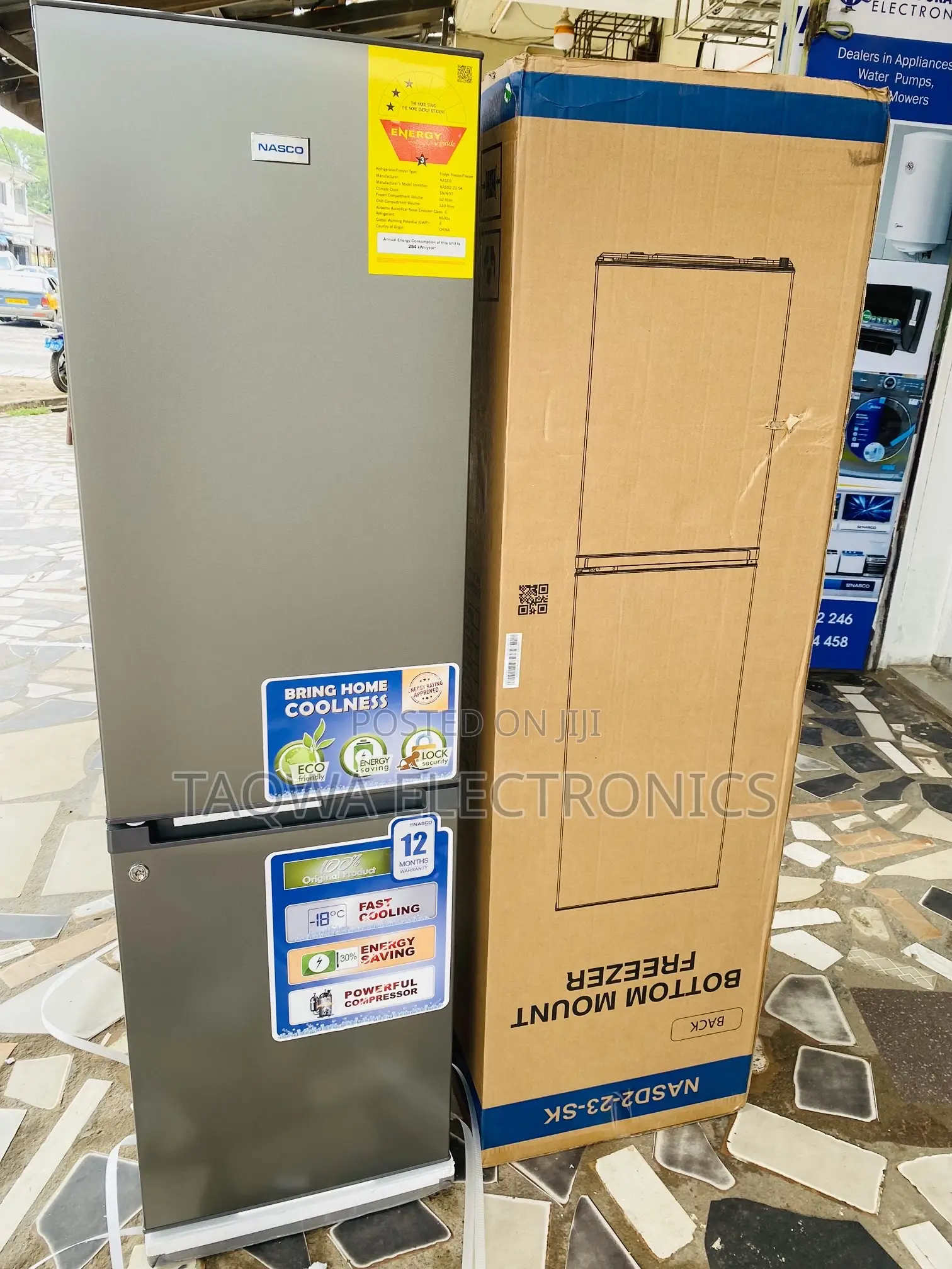 Nasco-3-Star 170 Liters Refrigerator
