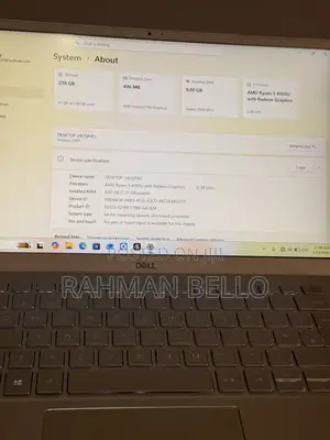 Laptop Dell Inspiron 14 5000 8GB AMD Ryzen 5 SSD 256GB