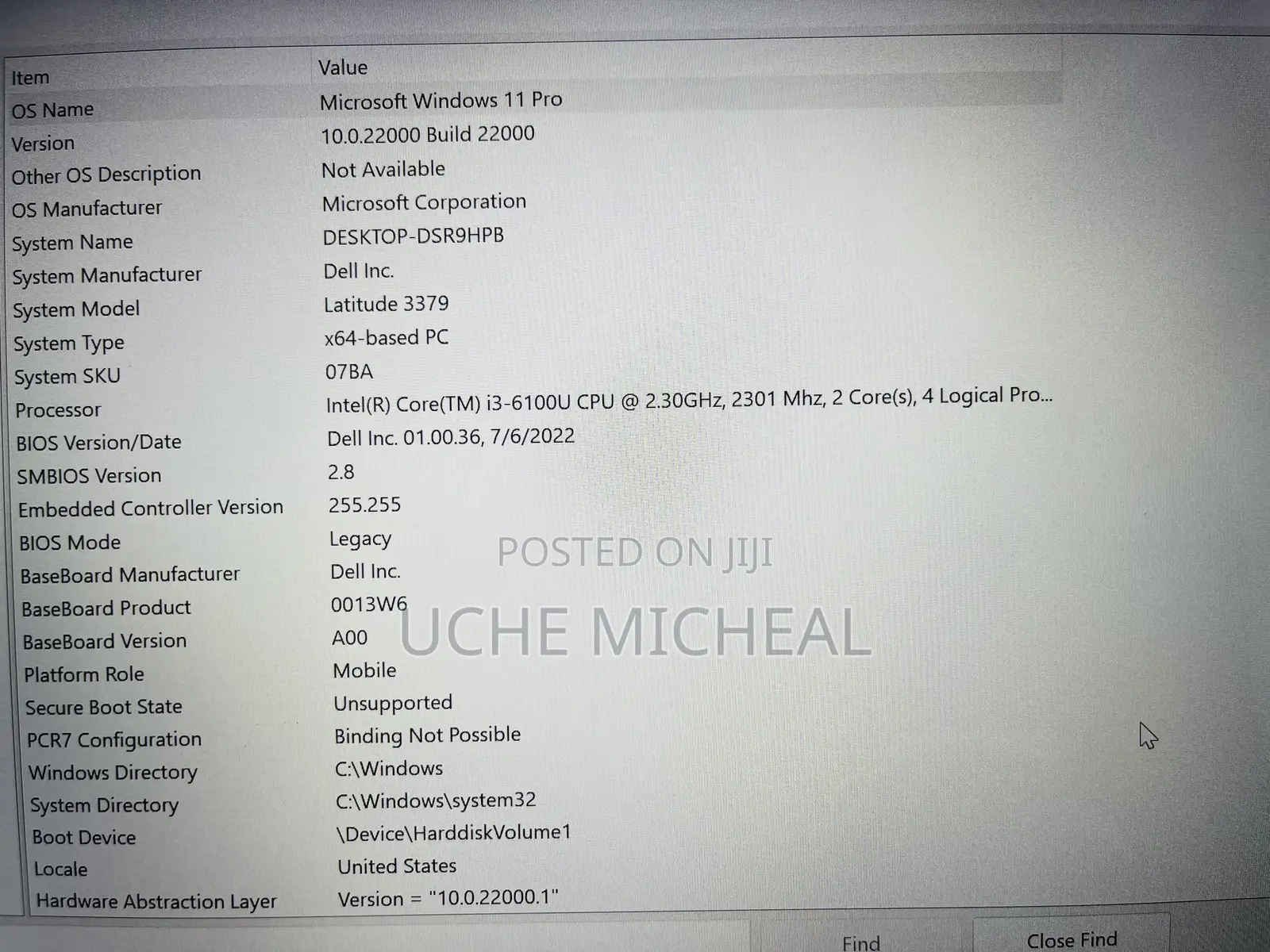 Laptop Dell Latitude 3380 8GB Intel Core i3 SSD 256GB