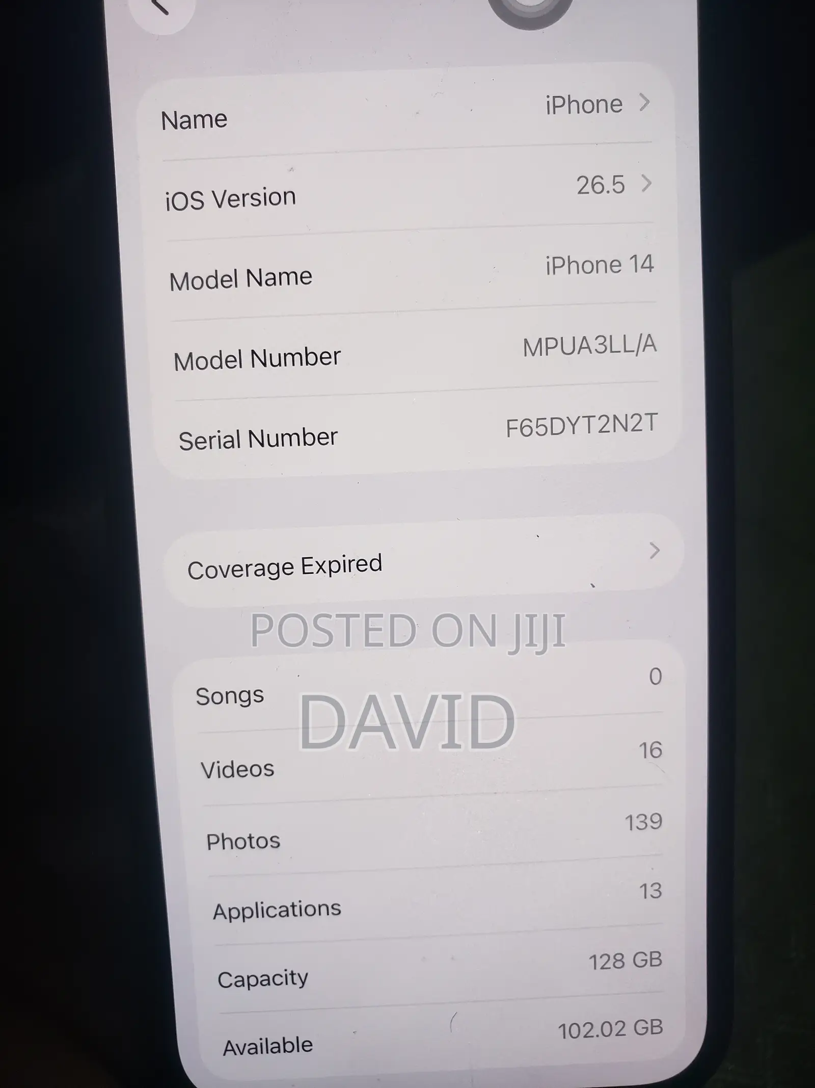 Apple iPhone 14 128 GB Black