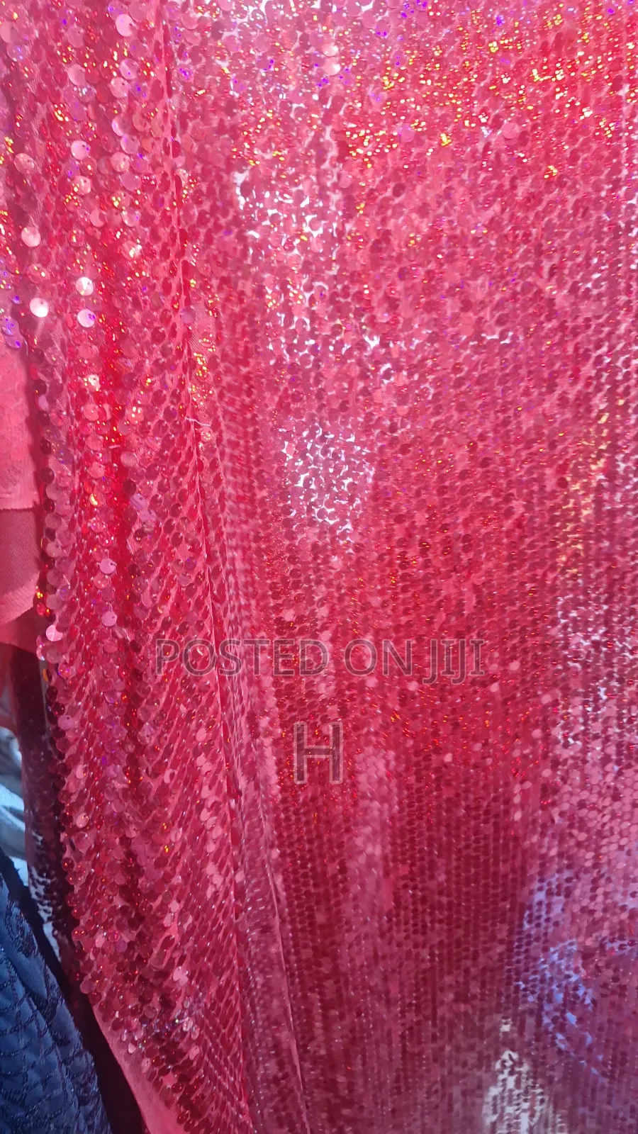 Lace,Suede and Sequin Fabric