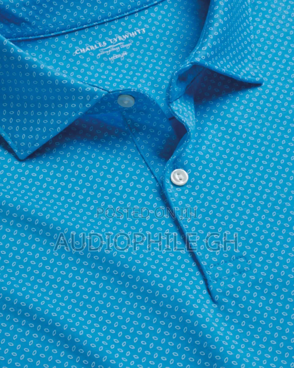 Charles Tyrwhitt Geo Printed Performance Polo Shirt
