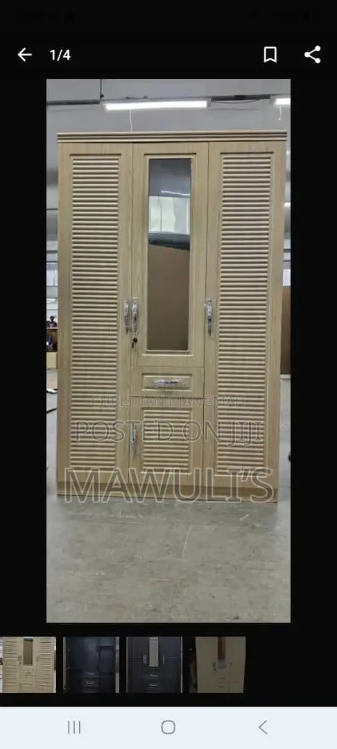 Imported 3 Doors Wardrobe