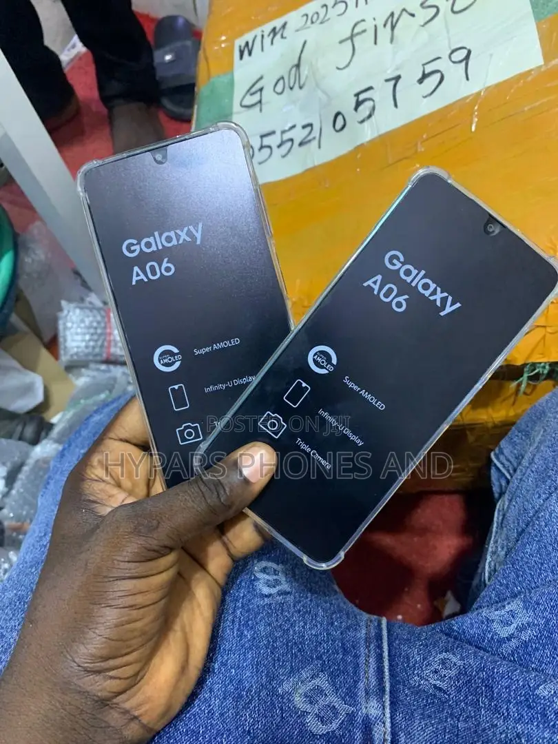 New Samsung Galaxy A06 128 GB Black