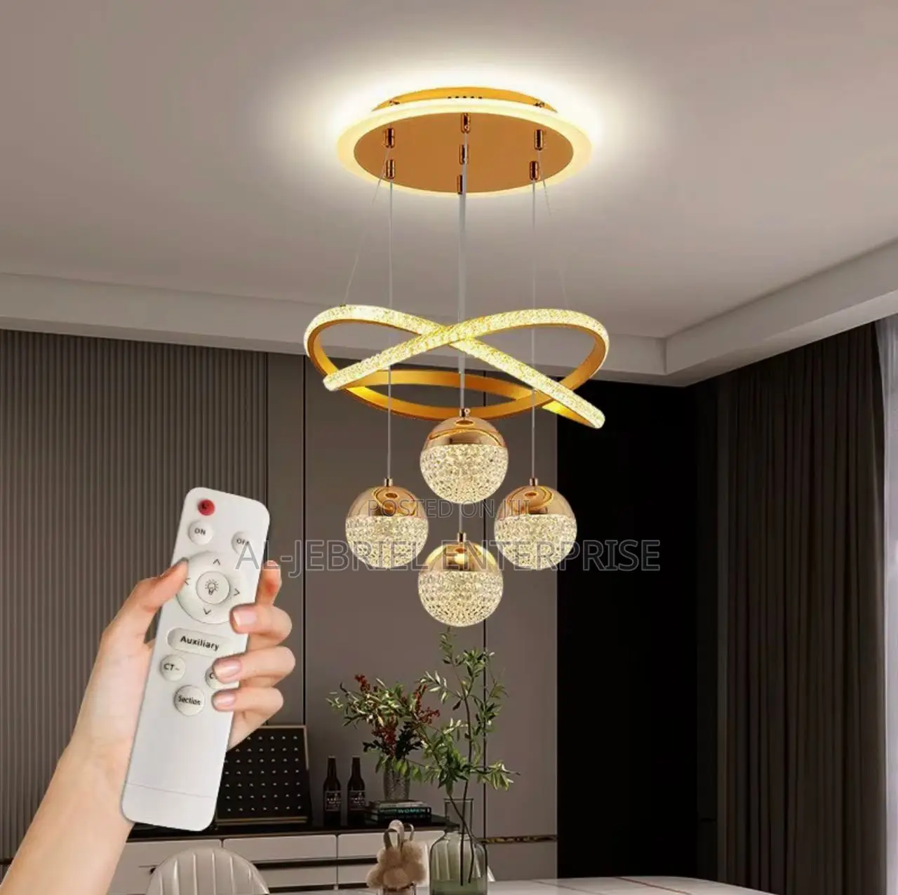 Chandelier With Remote Control