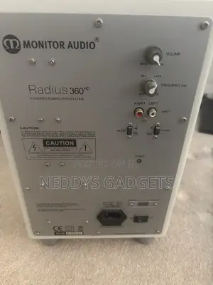 Monitor Audio Radius 360hd Powered Subwoofer Gloss White