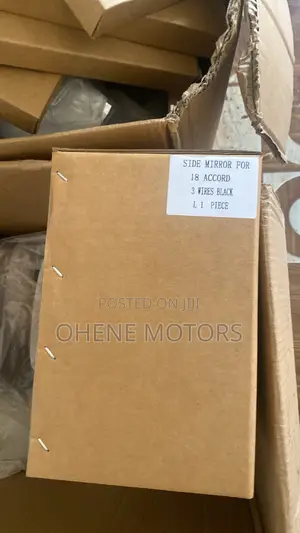 Honda Accord 2018 Side Mirror With Sensorblack Left Side 1 Piece