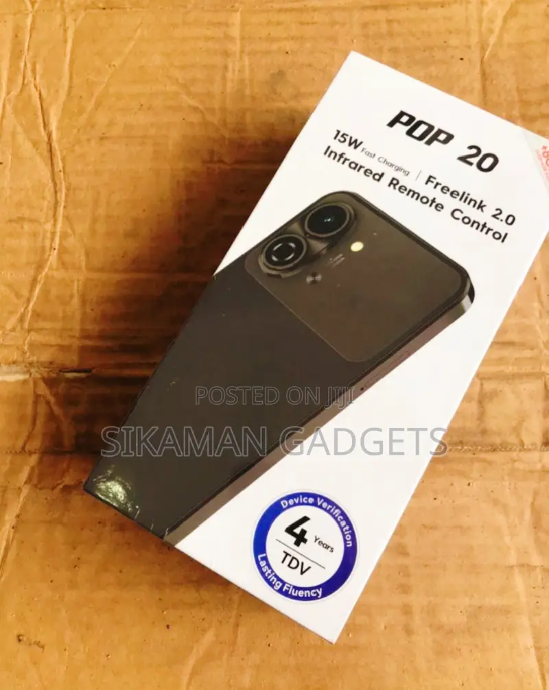 New Tecno Pop 20 128 GB Black