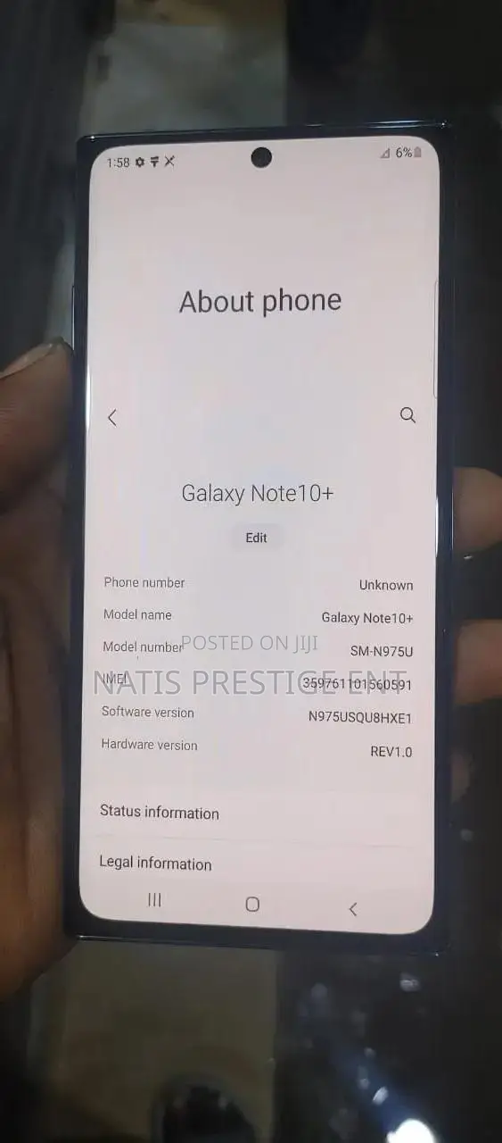 Samsung Galaxy Note 10 Plus 256 GB Black