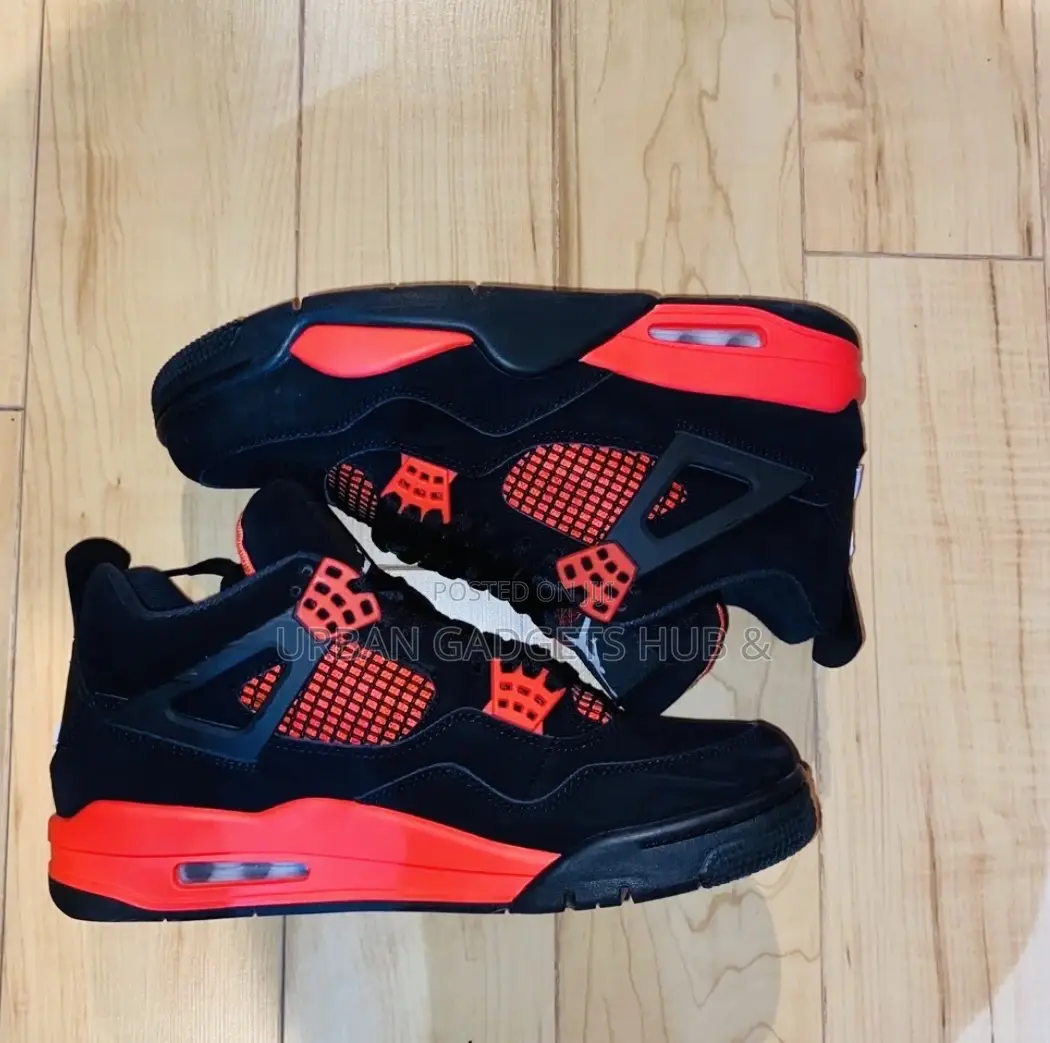 Jordan 4 Retro Red and Black