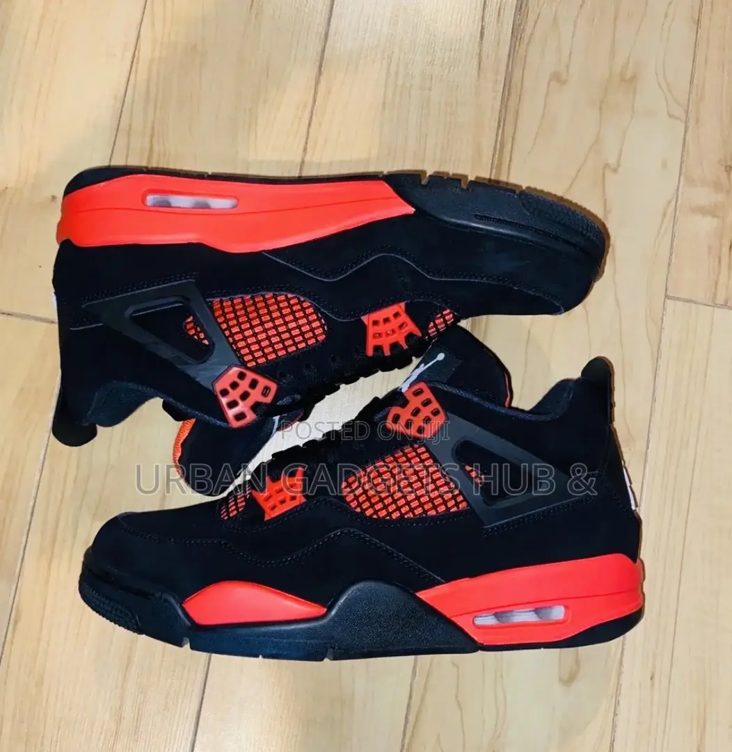 Jordan 4 Retro Red and Black