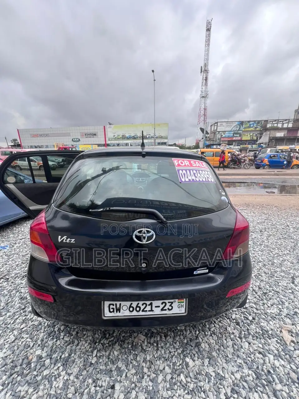 Toyota Vitz 2008 Black