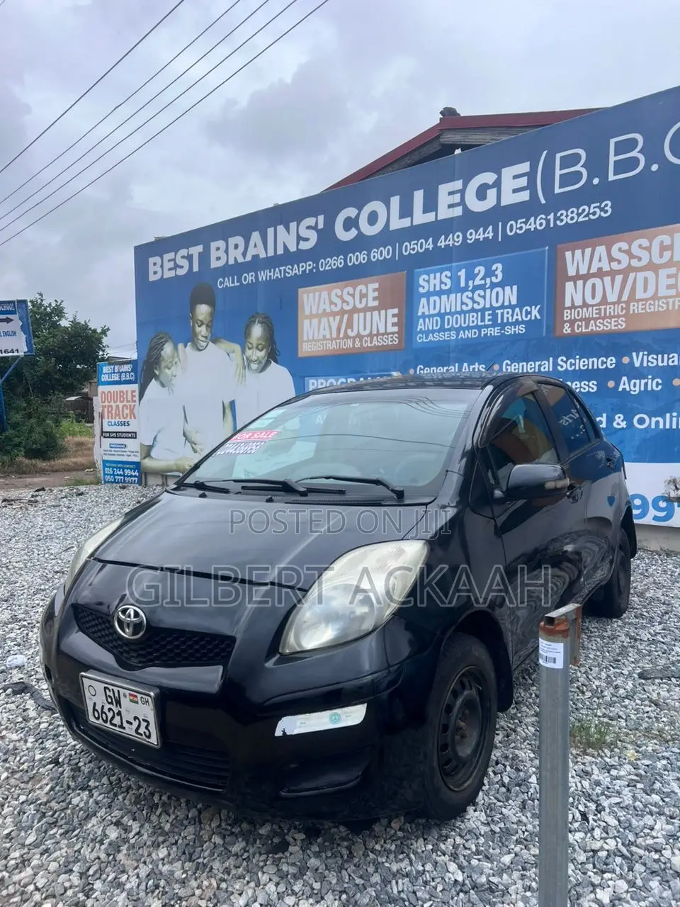 Toyota Vitz 2008 Black