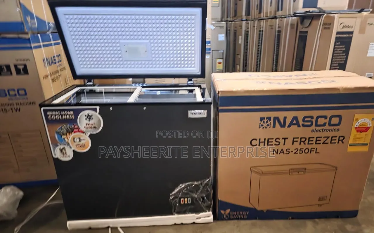 Nasco 200l Chest Freezer With Sliding Glass Ghc2699