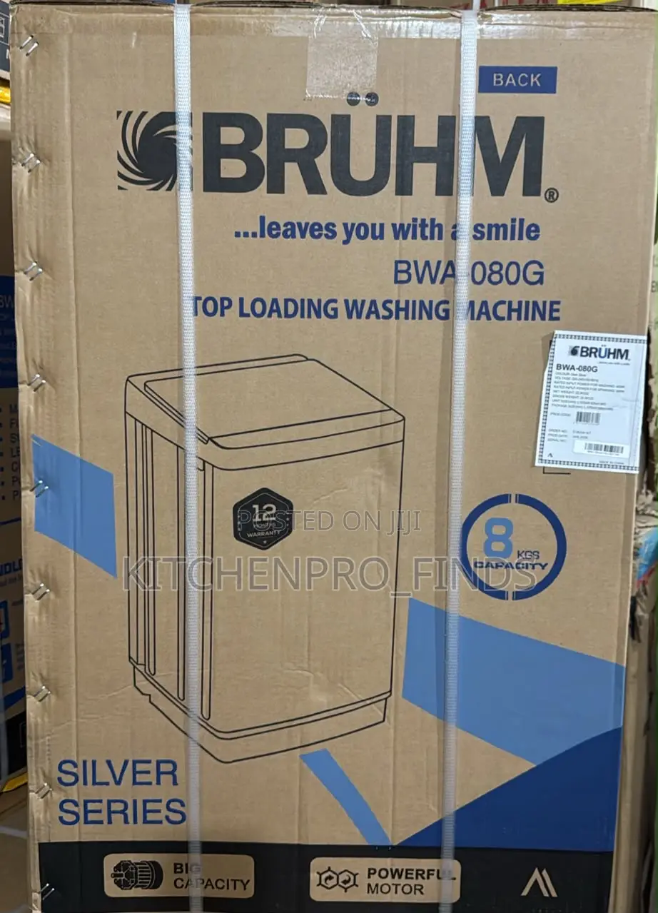 Bruhm Fully Automatic Washing Machine (9kg)