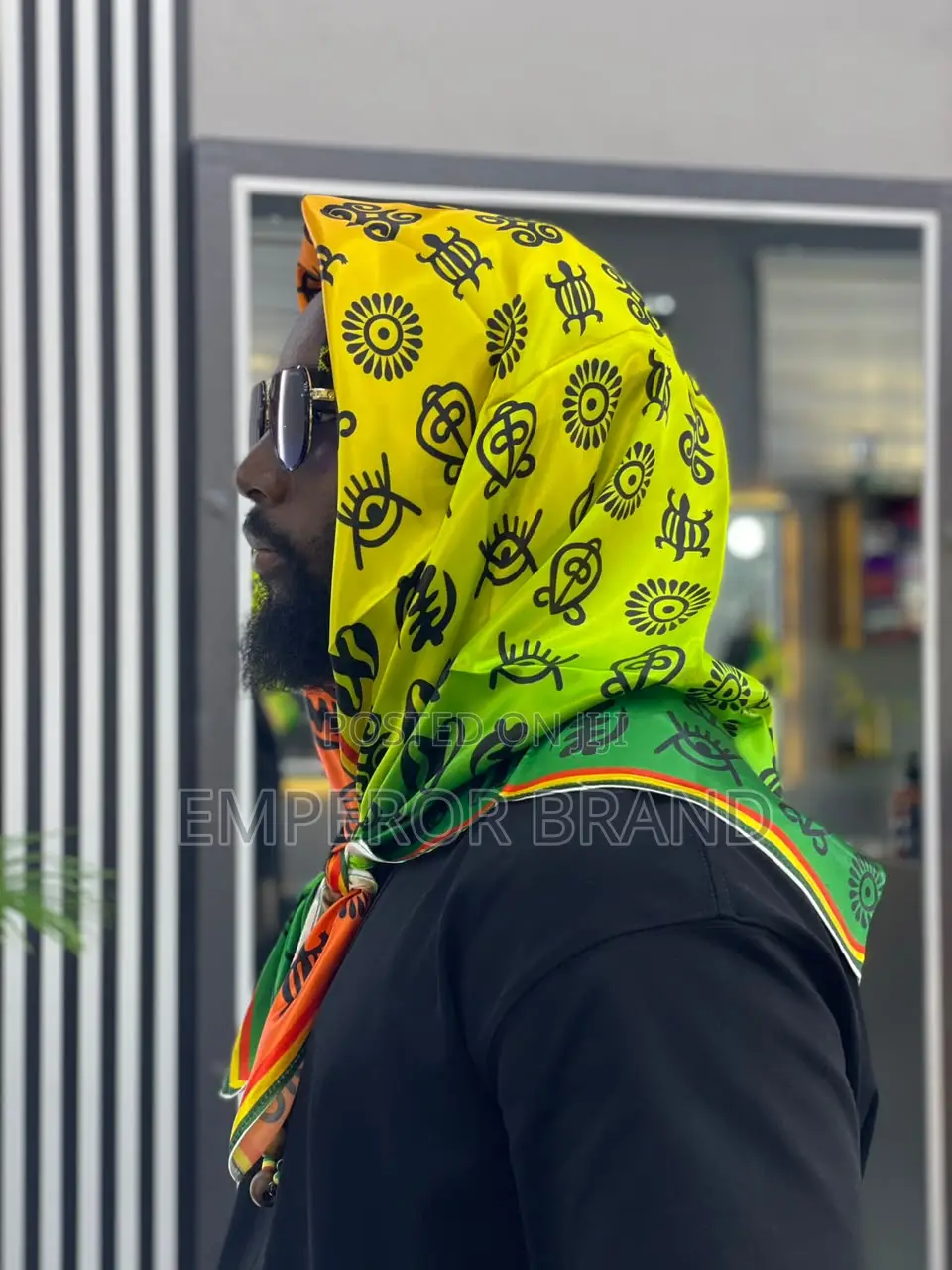 Ghana Adinkra Heritage Scarf