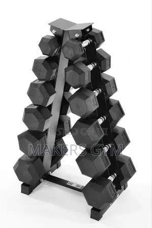10kg - 37.5kg Dumbbell Set With Rack
