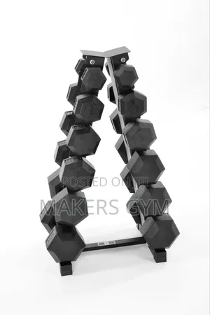 10kg - 37.5kg Dumbbell Set With Rack