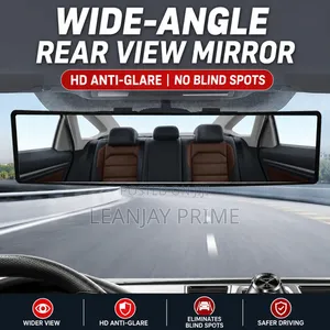 Ultra Clear Panoramic Rear View Mirror | Wide Angle Car Mirror