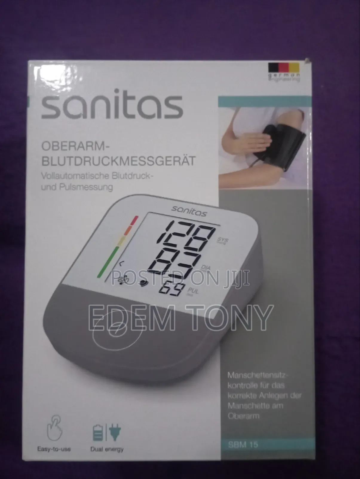 Sanitas Upper Arm Blood Pressure Monitor