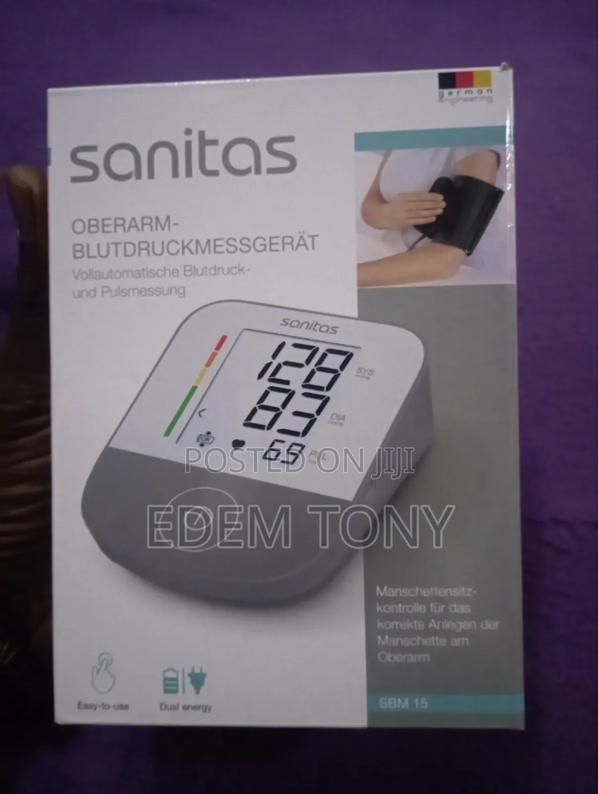 Sanitas Upper Arm Blood Pressure Monitor