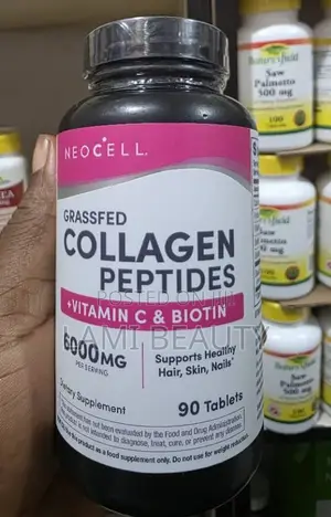 Neocell Grassfed Collagen Peptides Vitamin C Biotin 6000mg