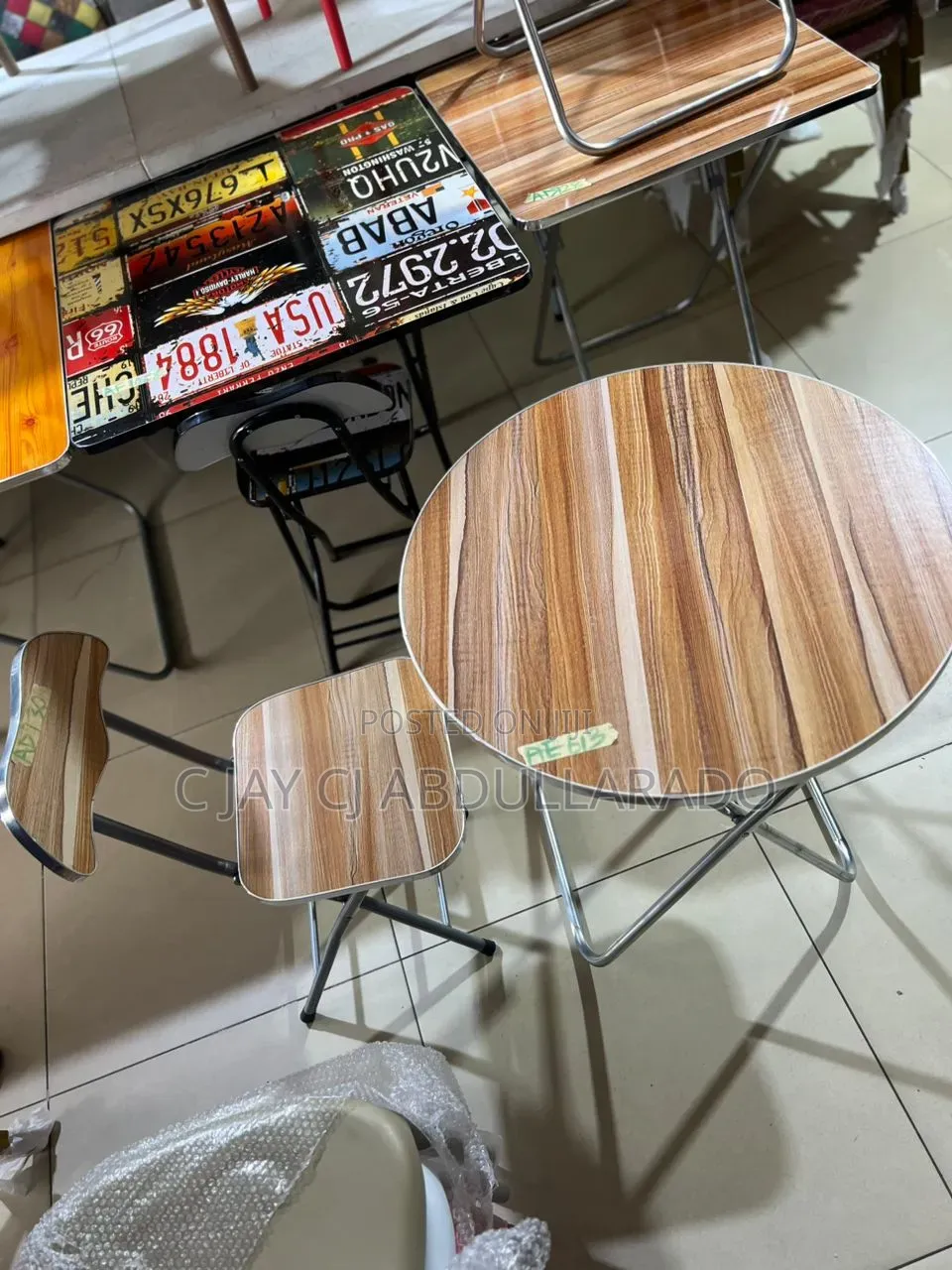 Folding Table With Chairs