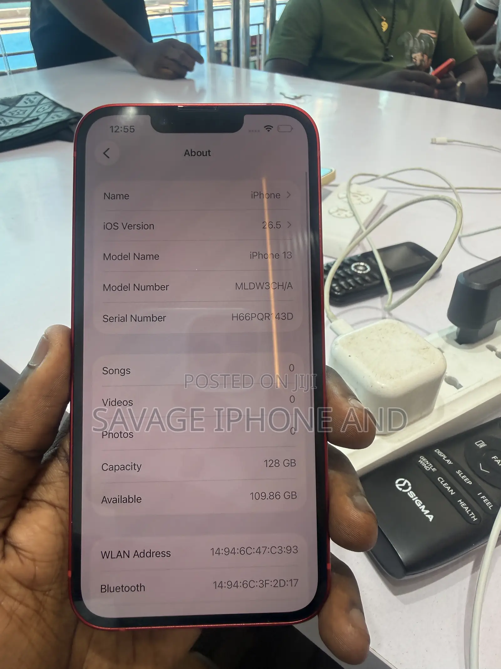 New Apple iPhone 13 128 GB Red