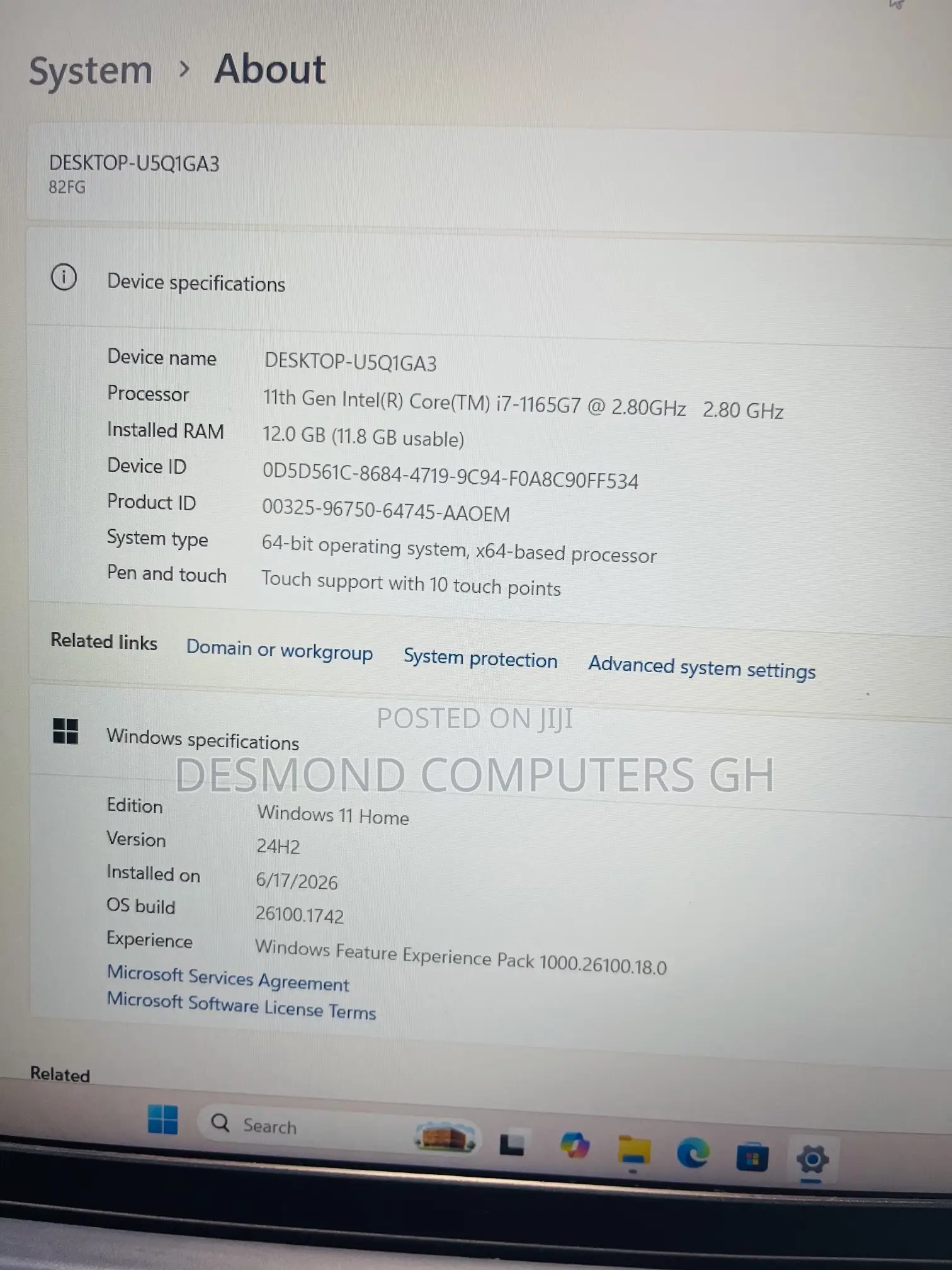 Laptop Lenovo IdeaPad 5 Slim 13th Gen i7 12GB Intel Core i7 SSD 256GB