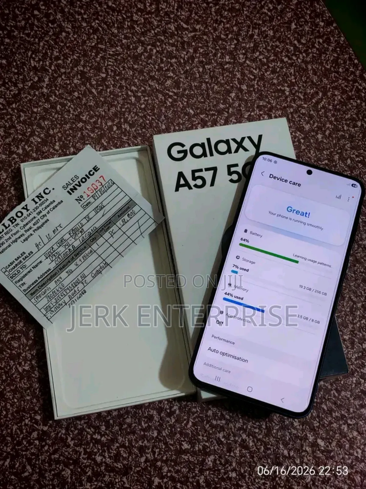 New Samsung Galaxy A57 256 GB Black