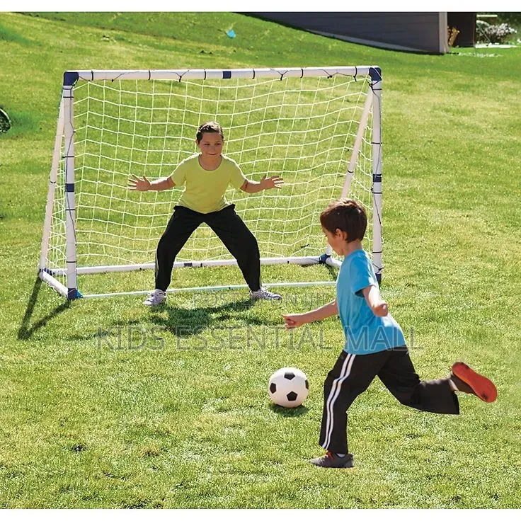 Football Goal Pole Set for Kids With Ball