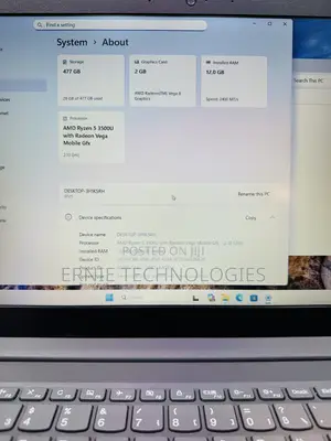 Laptop Lenovo Ideapad 3 12GB AMD Ryzen SSD 512GB