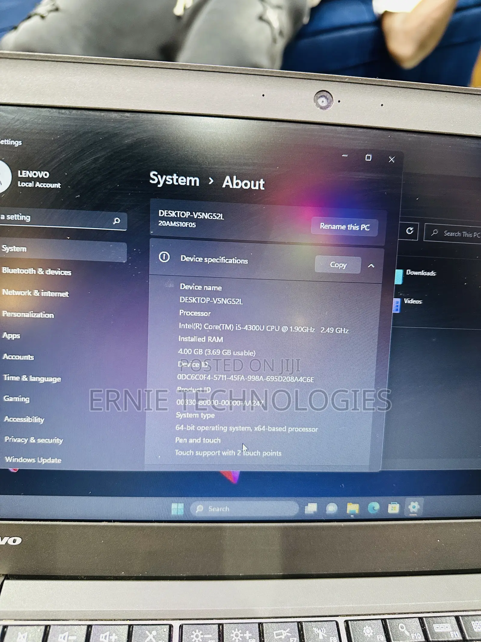 Laptop Lenovo ThinkPad X240 4GB Intel Core i5 HDD 500GB