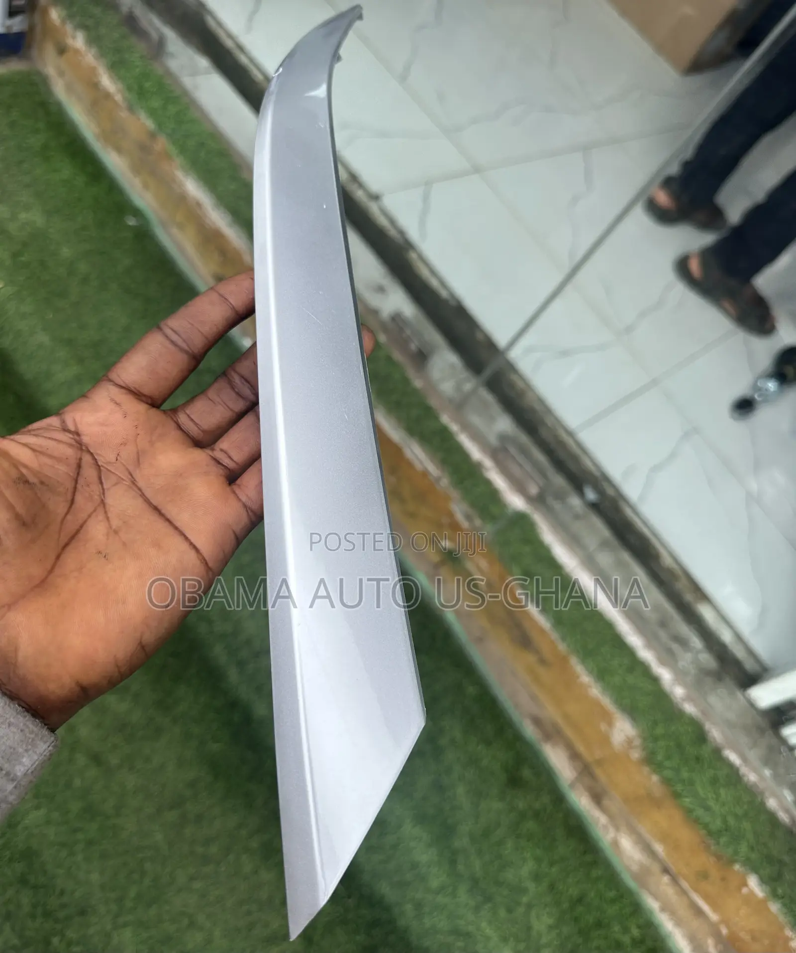 Hyundai Santa Fe Santafe 2019 2020 Front Bumper Chrome Molding Mouldin