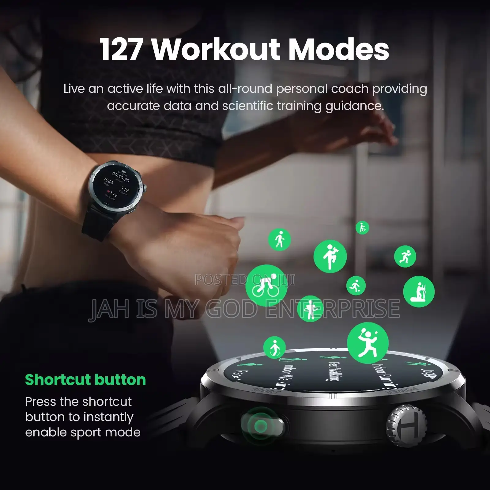 Haylou Solar Neo1.53'' Hd Display Smart Watch +Free 22mm Braided Strap