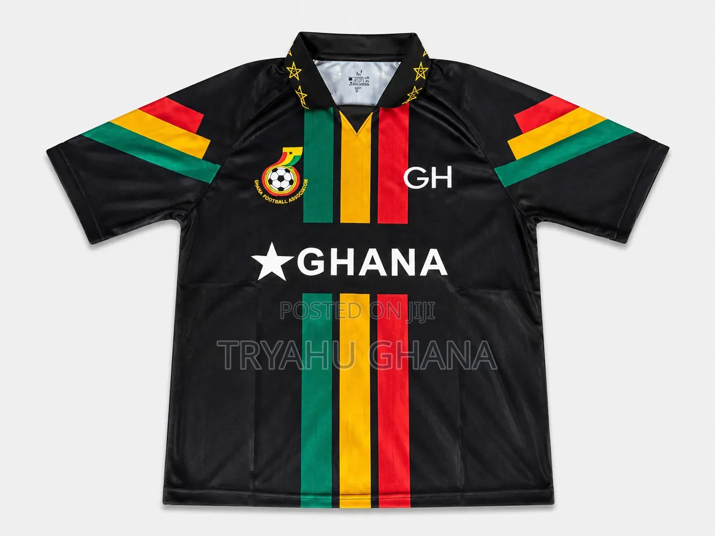 Authentic Ghana Black Stars Jersey – Premium Fan Edition-Tryahu Shop