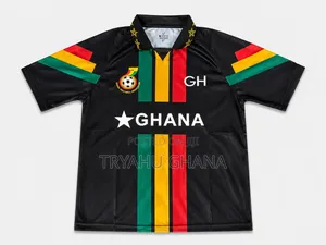 Authentic Ghana Black Stars Jersey – Premium Fan Edition-Tryahu Shop