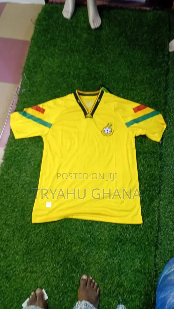 Black Stars Supporters Jersey – Authentic Ghana Football Wear-Tryahu