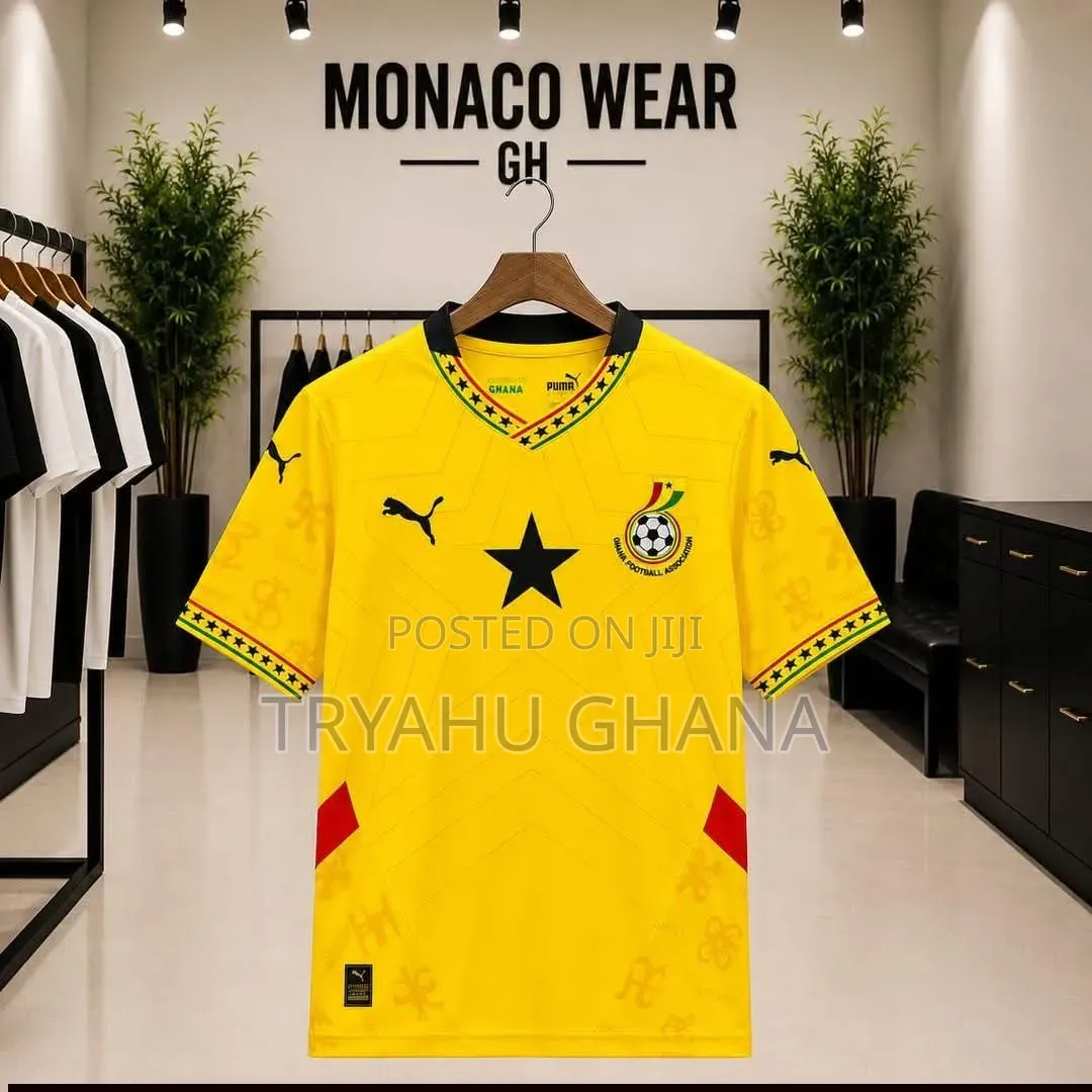 Official Black Stars Match Day Jersey – Ghana National Team Images