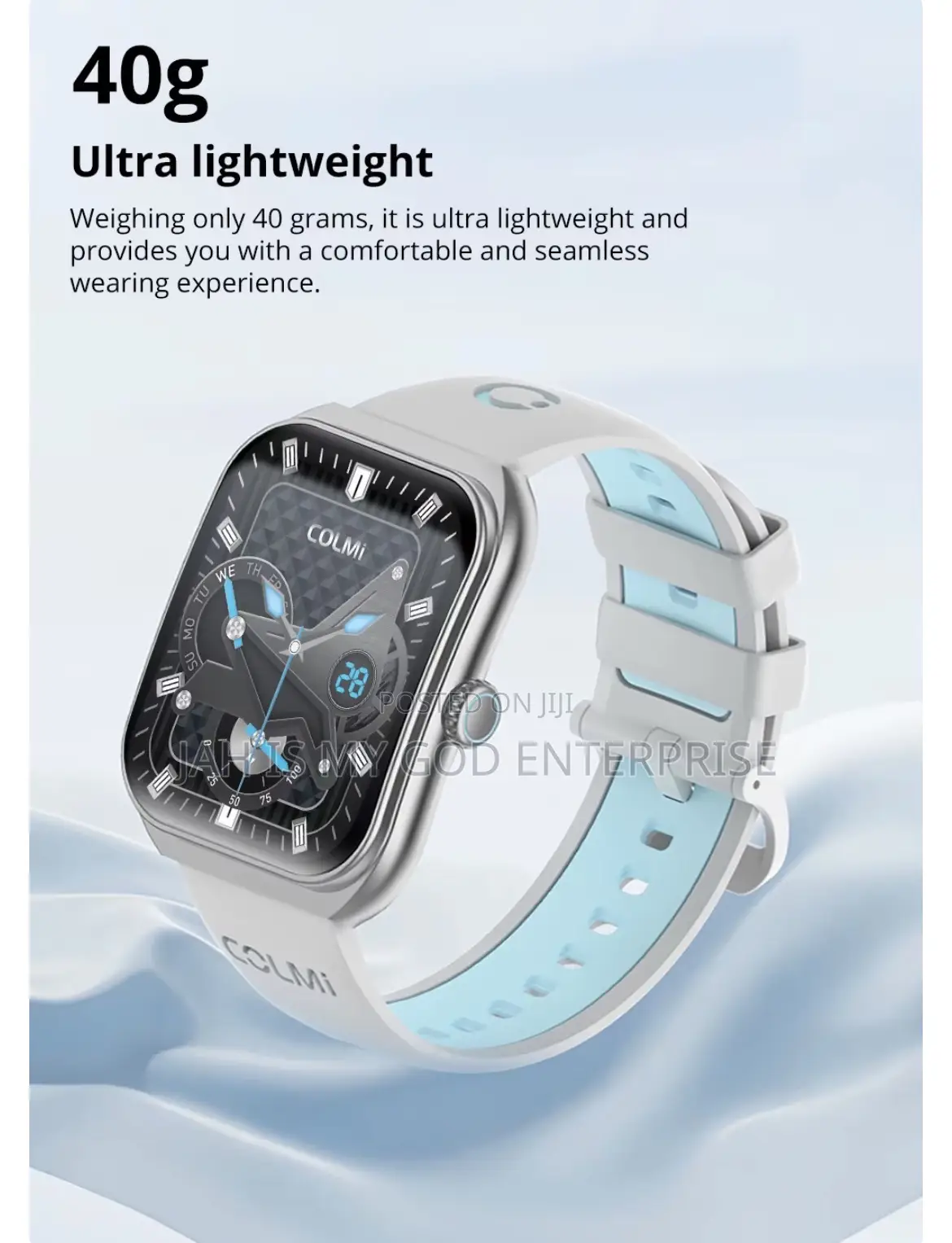 Colmi P86 1.93" Amoled Display Ip68 Waterproof Smart Watch - Silver