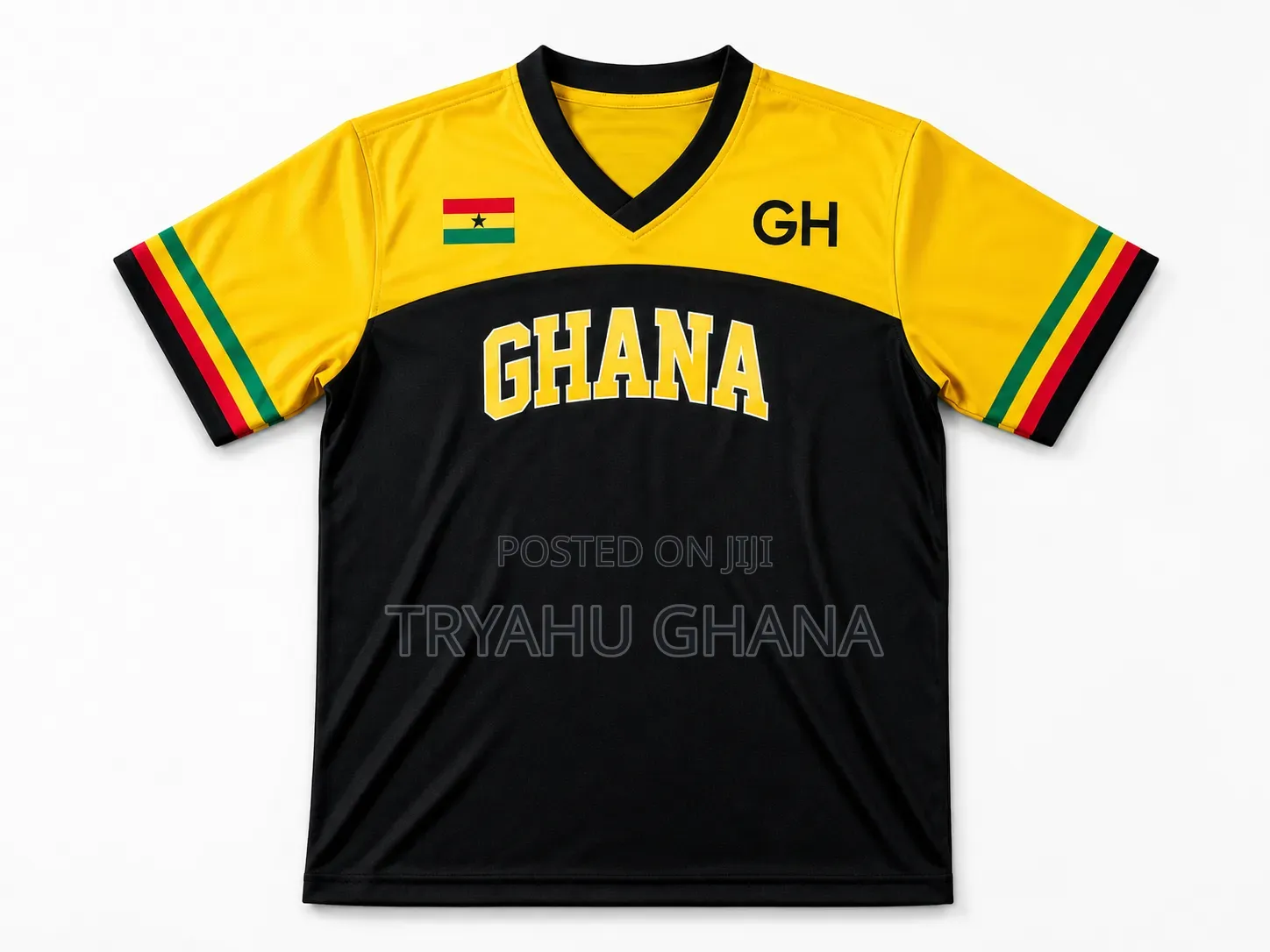 Tryahu Online Shop Black Stars Jersey Price in Ghana