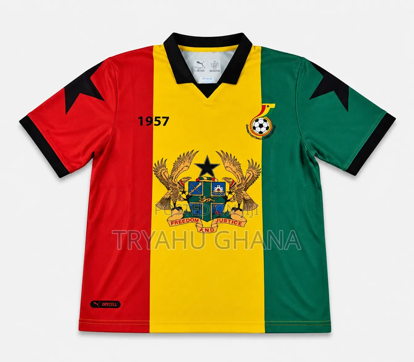 Black Stars Coat of Arms Jerseys for Sale Online at Tryahu