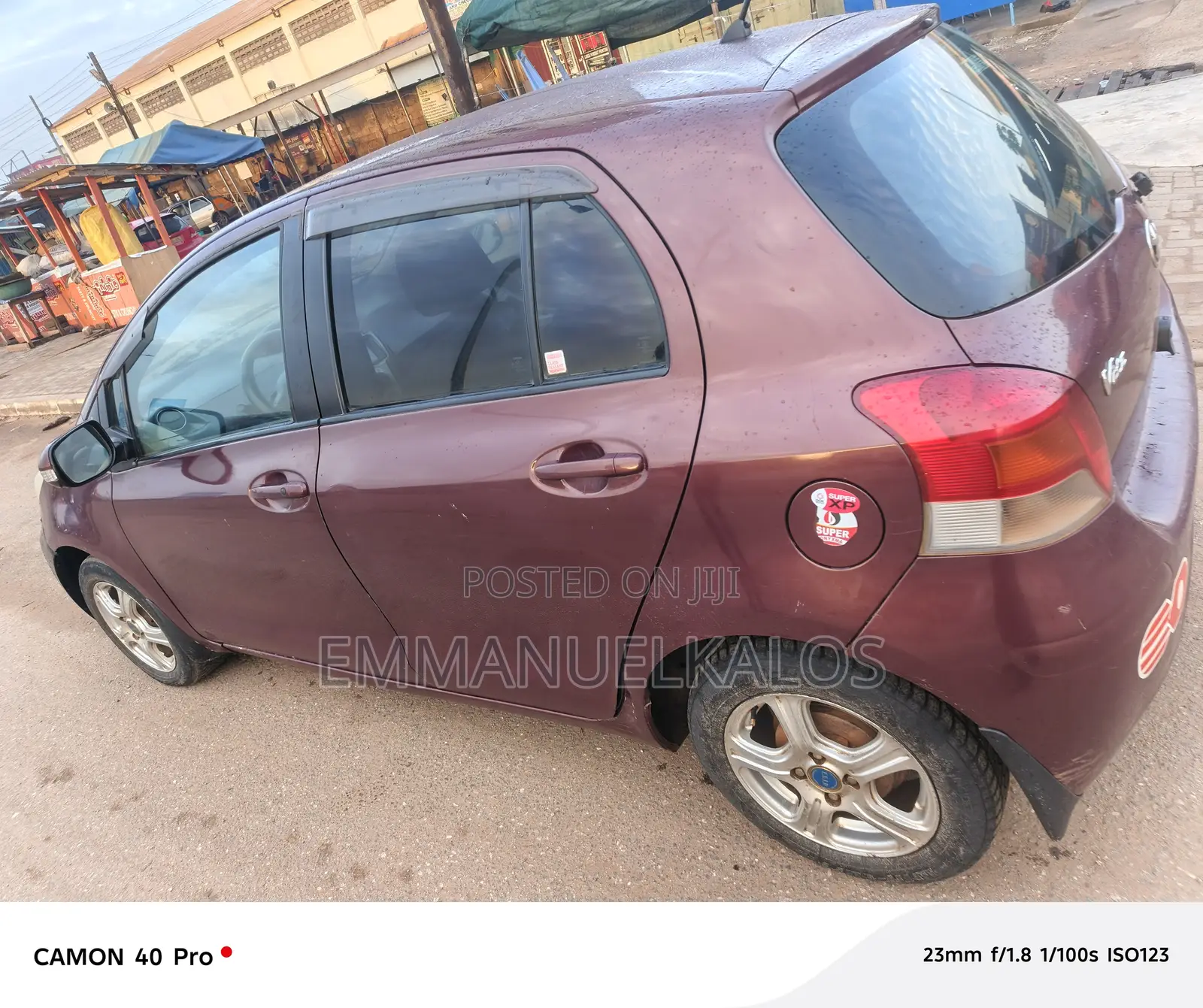 Toyota Vitz 1.3 AWD 5dr 2018 Red