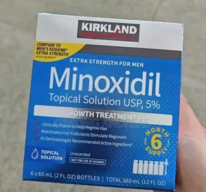 Kirkland Minoxidil 5% Extra Strength Hair Regrowth Solution for Men