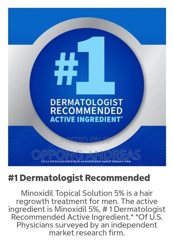 Kirkland Minoxidil 5% Extra Strength Hair Regrowth Solution for Men