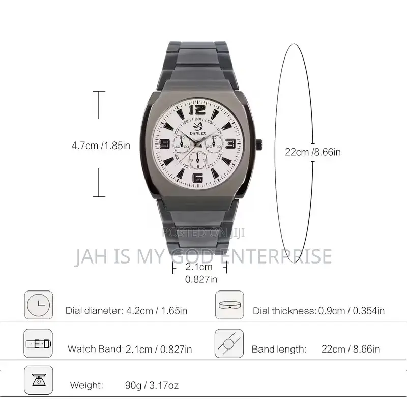 Danlex Trendy Men's Casual Large Dial Watch