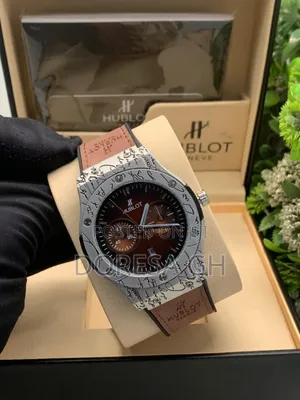 Hublot Leather Watch – Men’S Unisex Luxury Watch in Ghana