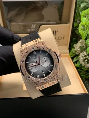 Hublot Leather Watch – Men’S Unisex Luxury Watch in Ghana